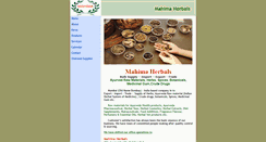 Desktop Screenshot of mahimaherbals.com